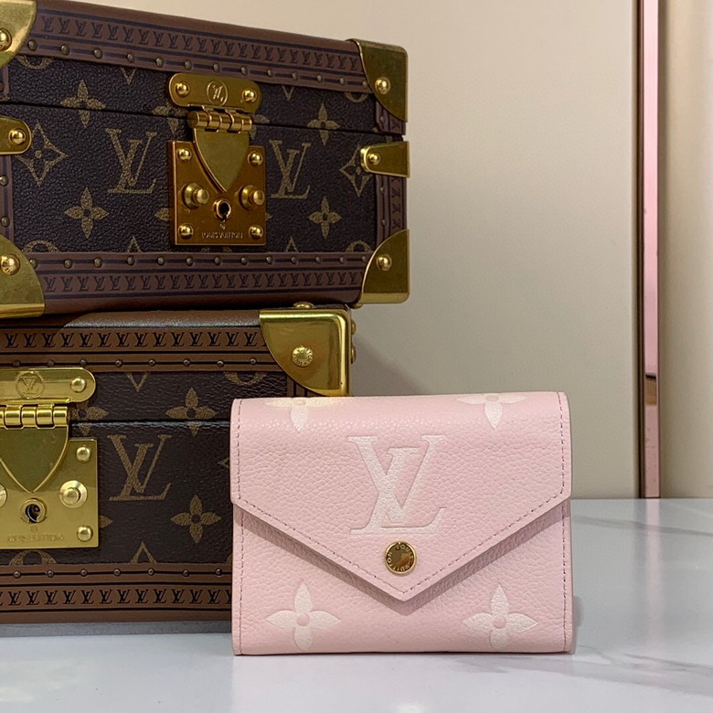 Wholesale AAA Louis Vuitton Monogram Empreinte Leather Victorine Wallet m14229 for Sale