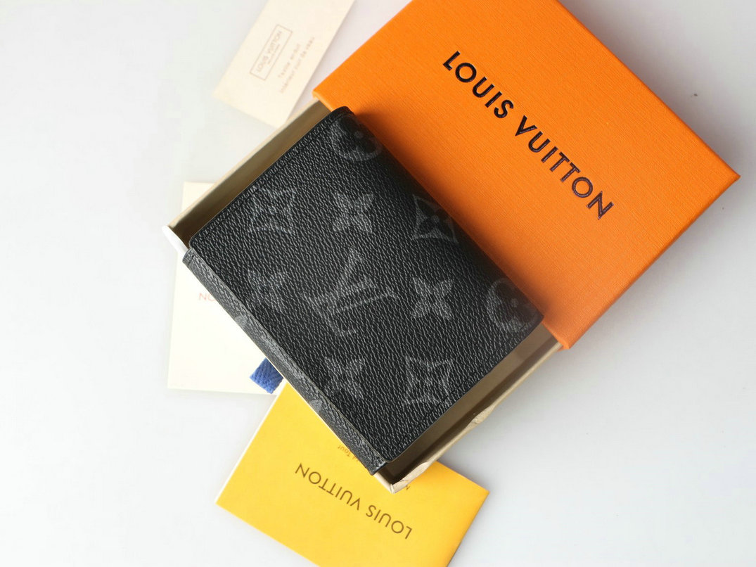 Wholesale Cheap AAA Louis Vuitton Enveloppe Carte De Visite Monogram Canvas Purse & Wallets for Sale