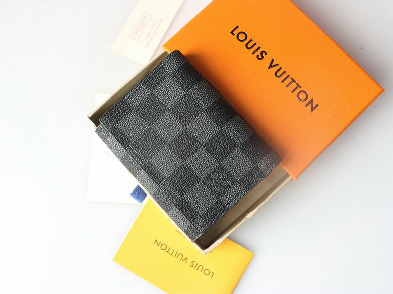 Wholesale Cheap AAA Louis Vuitton Enveloppe Carte De Visite Monogram Canvas Purse & Wallets for Sale