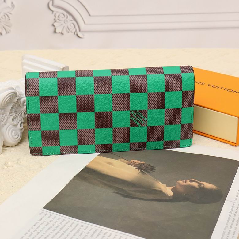 Wholesale Cheap AAA Louis Vuitton Brazza Damier Wallets for Sale