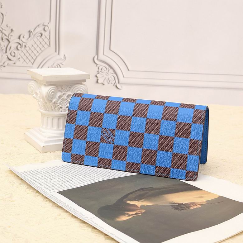 Wholesale Cheap AAA Louis Vuitton Brazza Damier Wallets for Sale