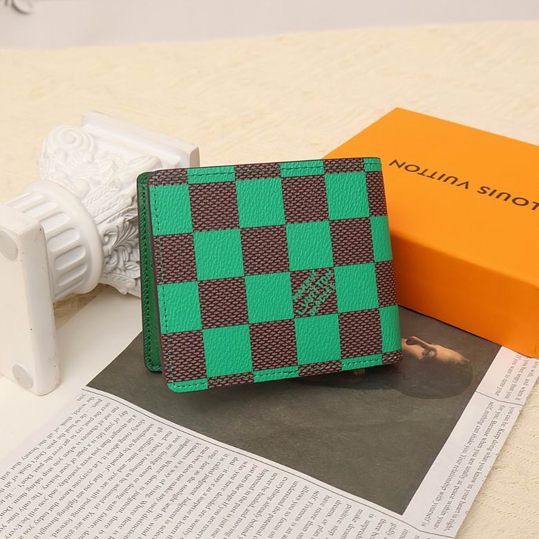 Wholesale Cheap AAA Louis Vuitton Brazza Damier Wallets for Sale
