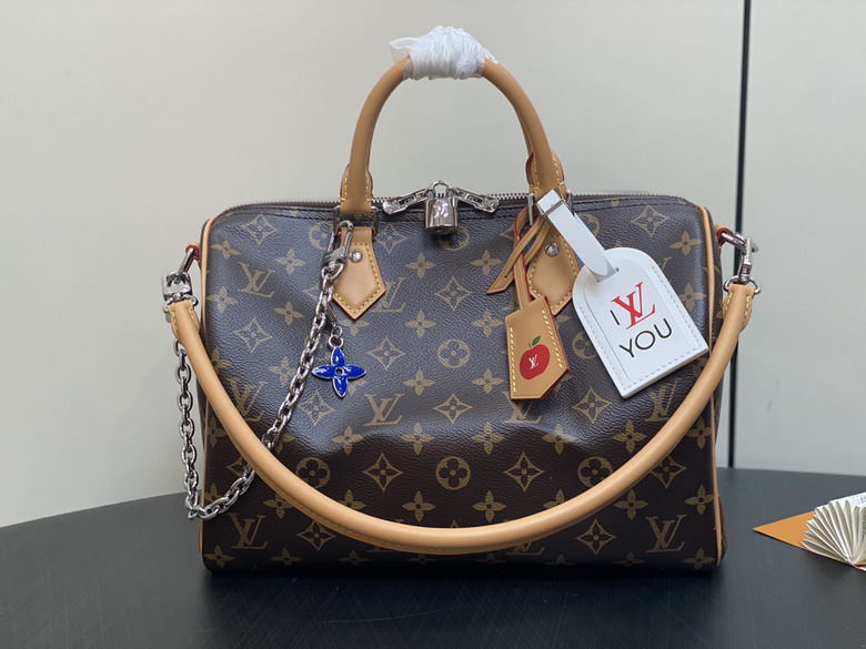 Wholesale High Quality AAA Louis Vuitton 57th Street NYC Speedy Soft 30 Monogram Canvas Tote Shoulder Bags for Sale