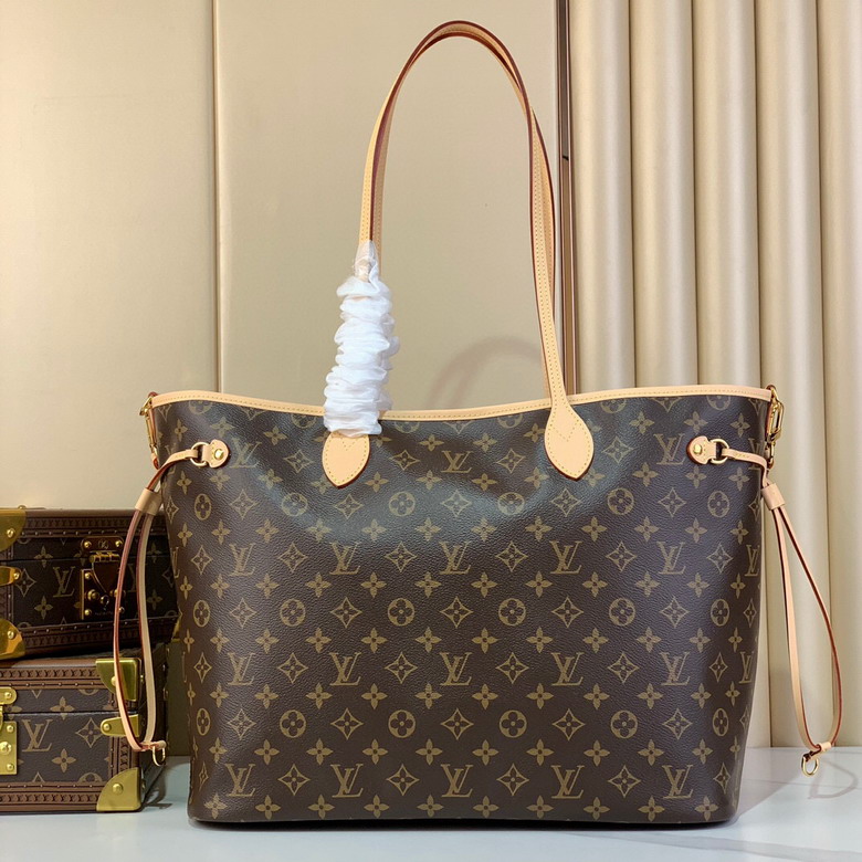 Wholesale High Quality AAA Louis Vuitton Women's Neverfull MM Monogram Canvas Replica Designer Tote Shoulder Bags for Sale