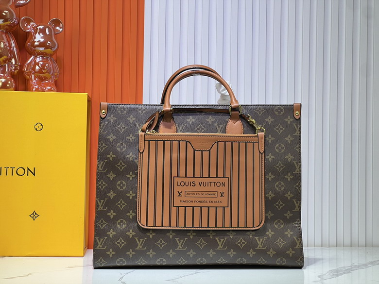 Wholesale High Quality AAA Louis Vuitton Women's OnTheGo BB Monogram Canvas Leather Tote Shoulder Bags for Sale