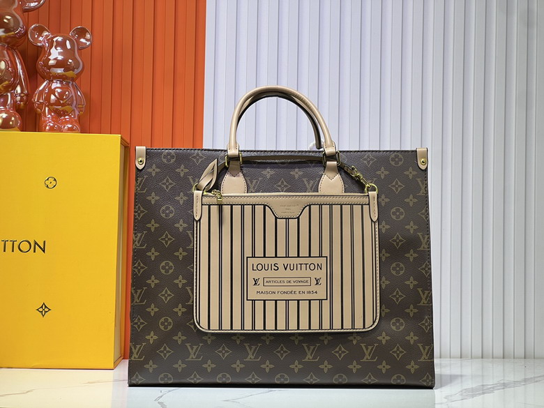 Wholesale High Quality AAA Louis Vuitton Women's OnTheGo BB Monogram Canvas Leather Tote Shoulder Bags for Sale