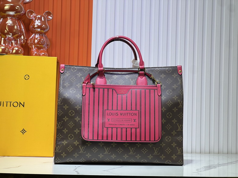 Wholesale High Quality AAA Louis Vuitton Women's OnTheGo BB Monogram Canvas Leather Tote Shoulder Bags for Sale