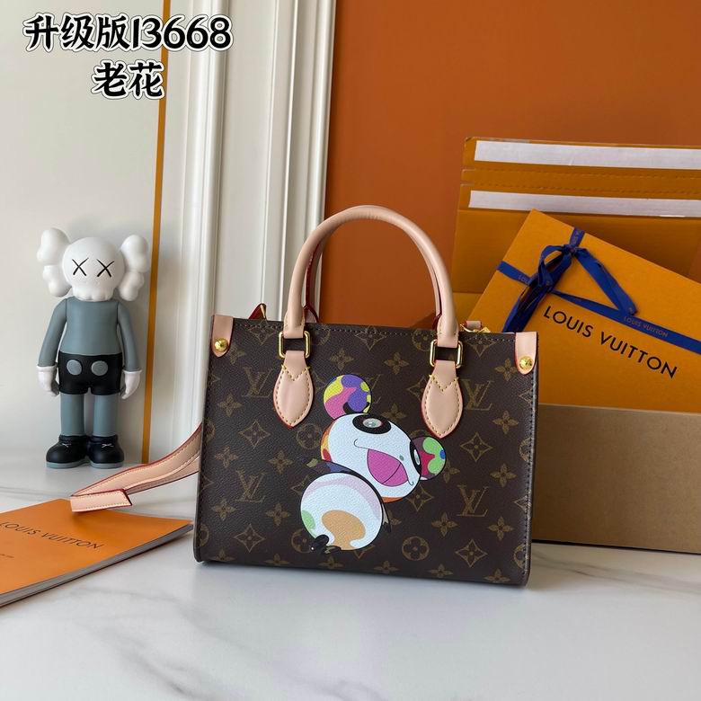 Wholesale High Quality AAA Louis Vuitton Women's OnTheGo Monogram Canvas Replica Designer Tote Shoulder Bags for Sale