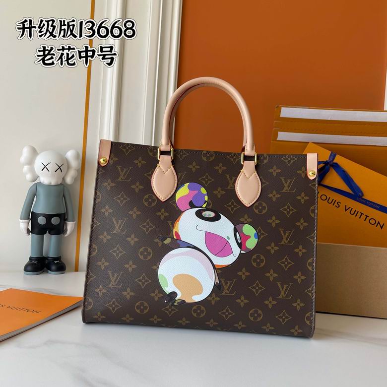 Wholesale High Quality AAA Louis Vuitton Women's OnTheGo Monogram Canvas Replica Designer Tote Shoulder Bags for Sale