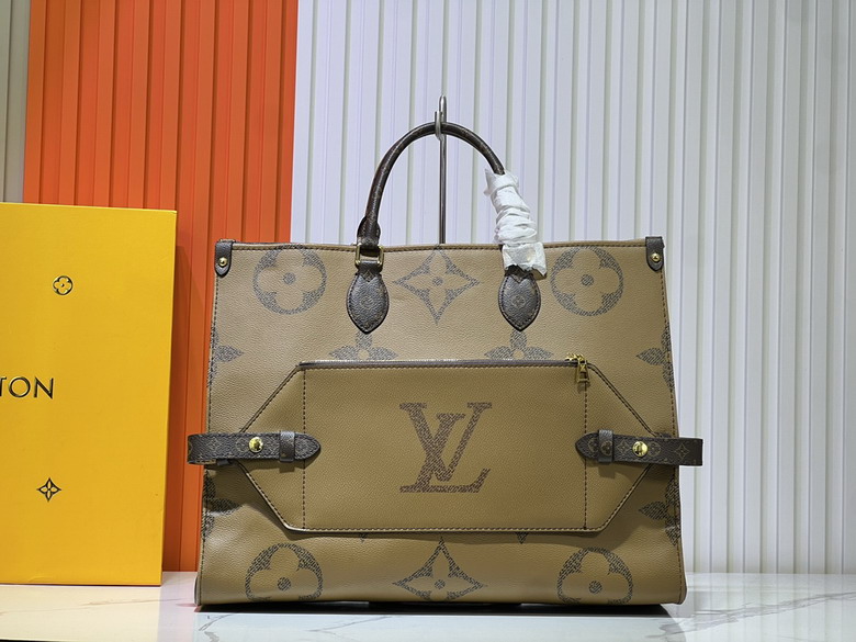 Wholesale High Quality AAA Louis Vuitton OnTheGo Voyage Monogram Reverse Women's Tote Shoulder Bags for Sale