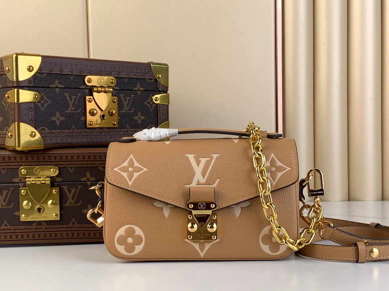 Wholesale AAA Quality Louis Vuitton Pochette Métis East West Monogram Leather bags for Sale