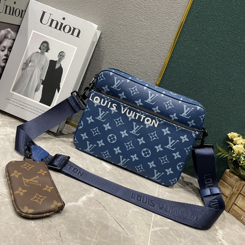 Wholesale Cheap Aaa Louis Vuitton Trio Messenger Monogram Bags for Sale