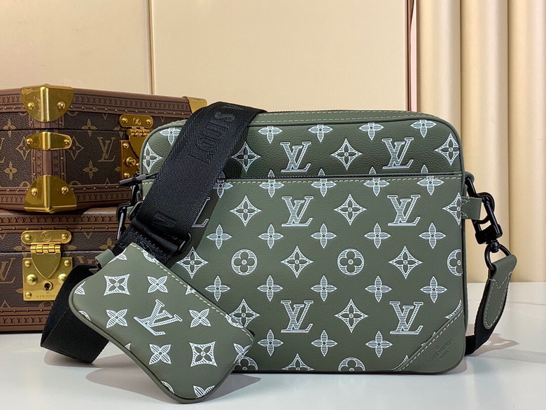 Wholesale High quality AAA Louis Vuitton Trio Monogram Shadow M12490 bags for Sale