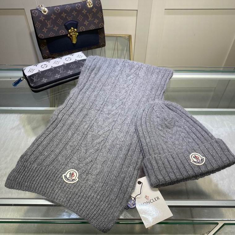 Wholesale Cheap M oncler Hats Scarf set for Sale