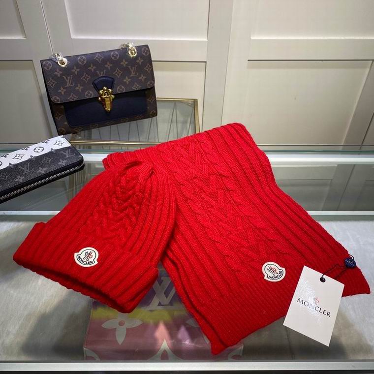 Wholesale Cheap M oncler Hats Scarf set for Sale