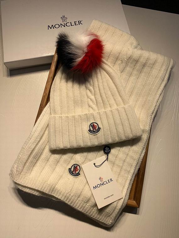 Wholesale Cheap M oncler Hats Scarf set for Sale