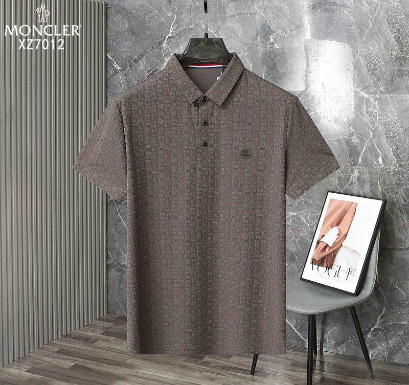 Wholesale Cheap High quality M oncler Short Sleeve Lapel Mens T Shirts for Sale