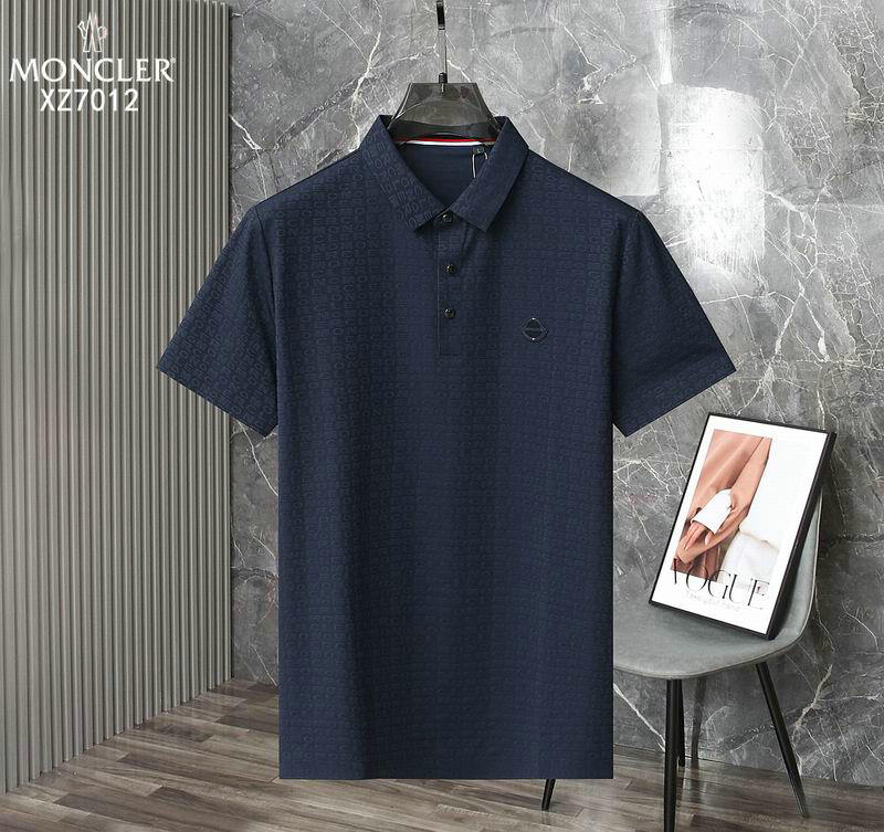 Wholesale Cheap High quality M oncler Short Sleeve Lapel Mens T Shirts for Sale