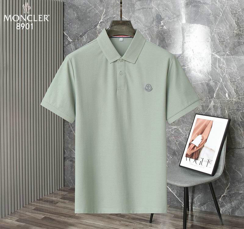 Wholesale Cheap High quality M oncler Short Sleeve Lapel Mens T Shirts for Sale