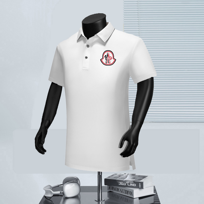 Wholesale High-quality Fashion M.oncler Short Sleeve Lapel Designer T Shirts for sale