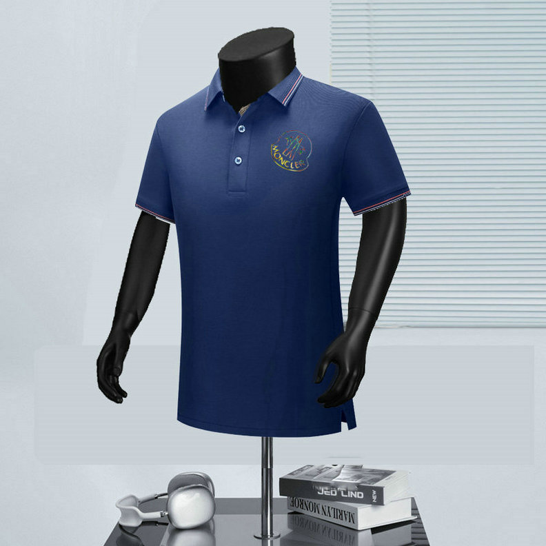 Wholesale High-quality Fashion M.oncler Short Sleeve Lapel Designer T Shirts for sale