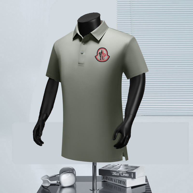 Wholesale High-quality Fashion M.oncler Short Sleeve Lapel Designer T Shirts for sale