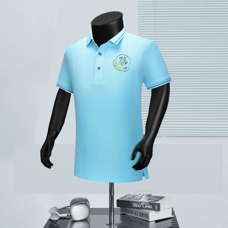 Wholesale High-quality Fashion M.oncler Short Sleeve Lapel Designer T Shirts for sale
