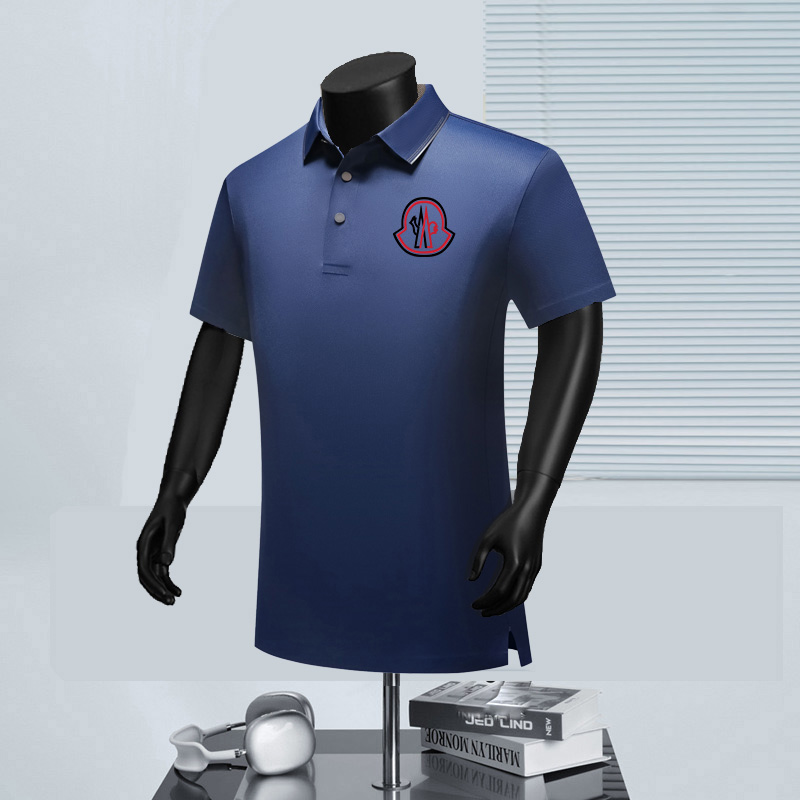 Wholesale High-quality Fashion M.oncler Short Sleeve Lapel Designer T Shirts for sale