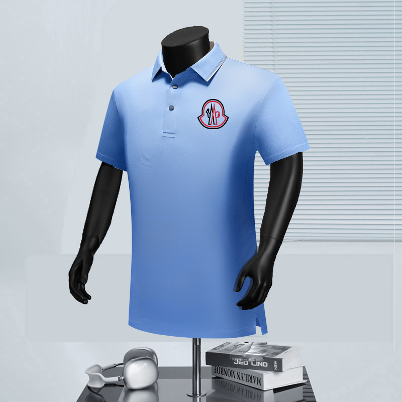 Wholesale High-quality Fashion M.oncler Short Sleeve Lapel Designer T Shirts for sale