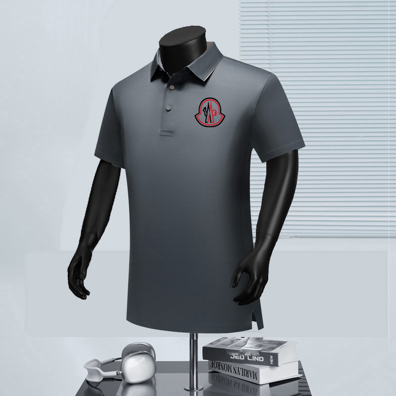 Wholesale High-quality Fashion M.oncler Short Sleeve Lapel Designer T Shirts for sale