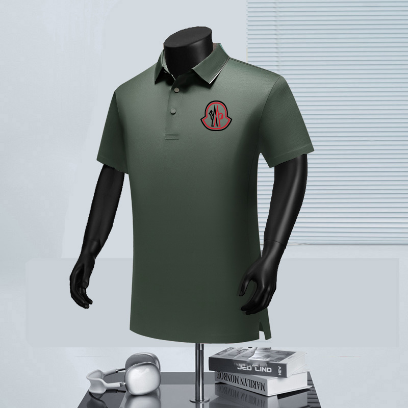 Wholesale High-quality Fashion M.oncler Short Sleeve Lapel Designer T Shirts for sale