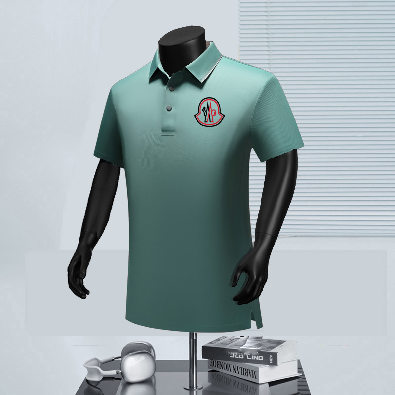 Wholesale High-quality Fashion M.oncler Short Sleeve Lapel Designer T Shirts for sale