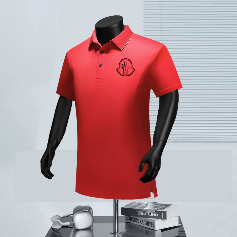 Wholesale High-quality Fashion M.oncler Short Sleeve Lapel Designer T Shirts for sale