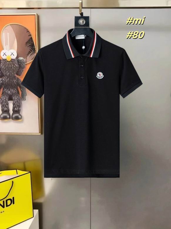 Wholesale High-quality M.oncler Short Sleeve Lapel Designer T-Shirts for sale
