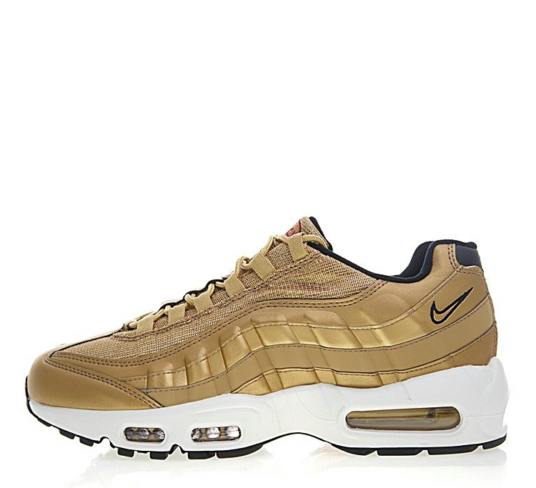 Wholesale Cheap Nike Air Max 95 'Metallic Gold' Sneakers for Sale-056
