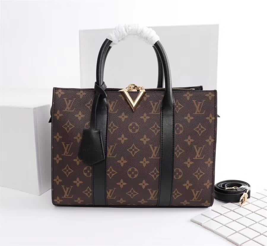 Louis Vuitton Very Tote MM Very Leather Handbags