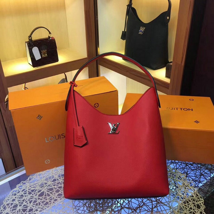 Wholesale Cheap Louis Vuitton Lockme Hobo Leather Bags for sale