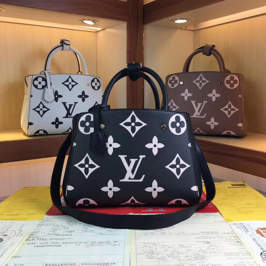 Wholesale Cheap Louis Vuitton Montaigne MM Monogram Canvas bags for sale