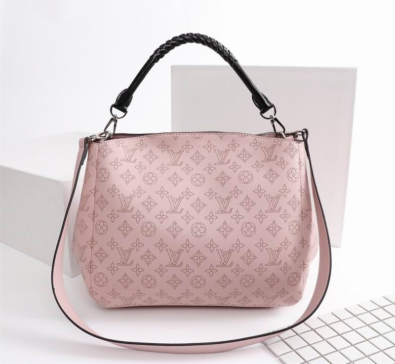 Wholesale Cheap Louis Vuitton Babylone PM Mahina Leather Handbags for sale