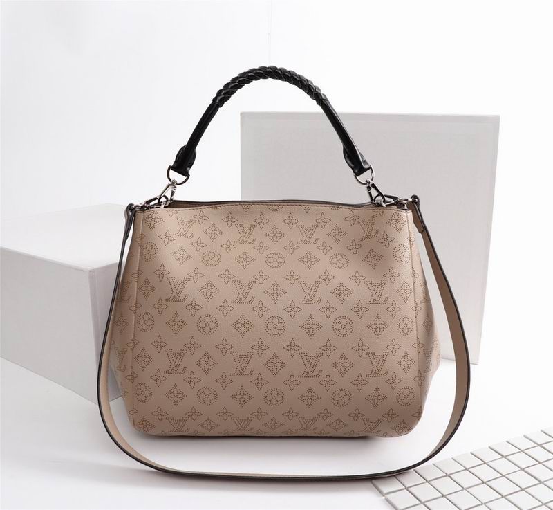 Wholesale Cheap Louis Vuitton Babylone PM Mahina Leather Handbags for sale
