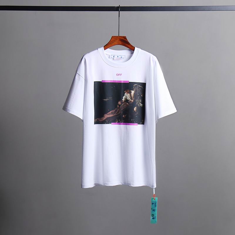 Wholesale Cheap Off White Short Sleeve Replica Designer T Shirts for Sale