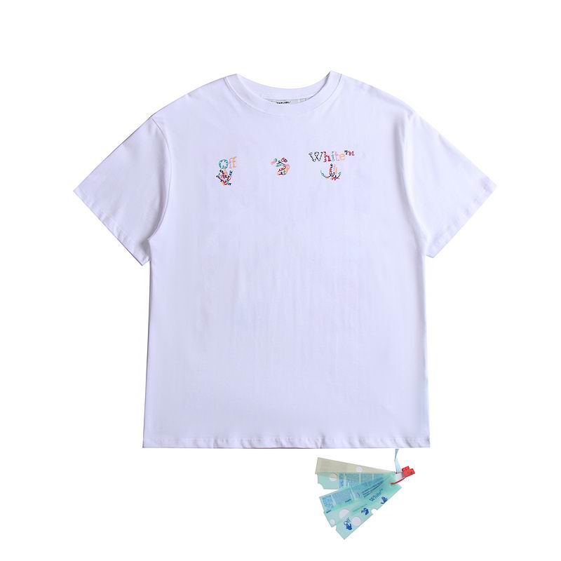 Wholesale Cheap High quality Off White Short Sleeve Replica Designer T Shirts for Sale