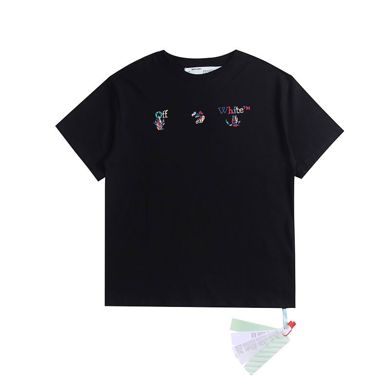 Wholesale Cheap High quality Off White Short Sleeve Replica Designer T Shirts for Sale
