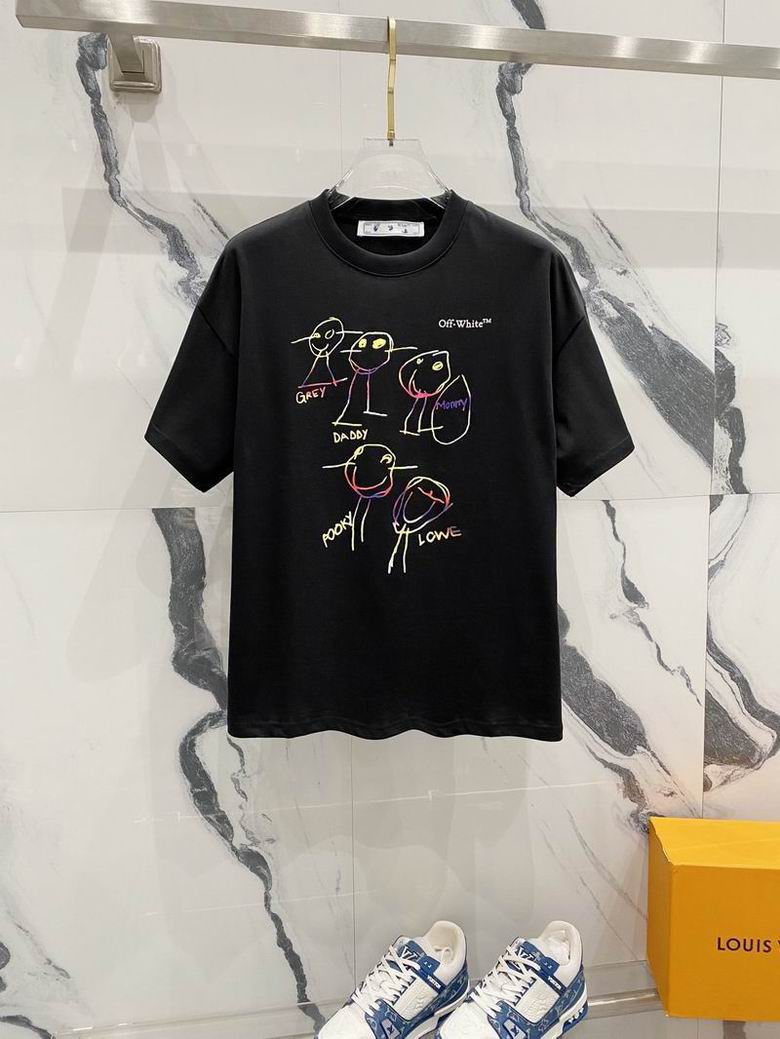 Wholesale Cheap Off White Short Sleeve Replica Designer T Shirts for Sale