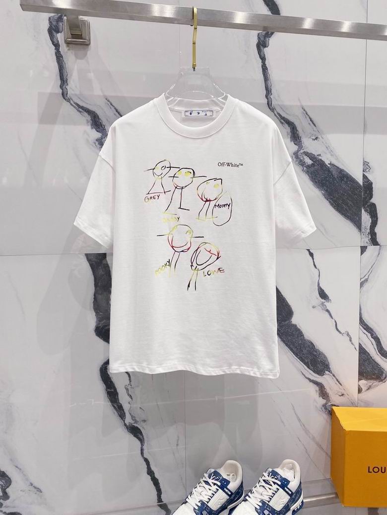 Wholesale Cheap Off White Short Sleeve Replica Designer T Shirts for Sale