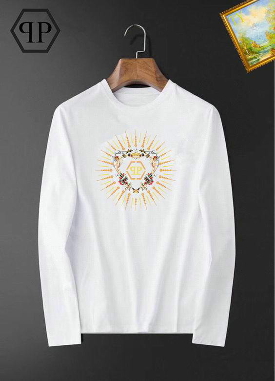 Wholesale Cheap Philipp Plein Long Sleeve Mens T-Shirts for Sale