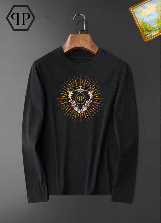Wholesale Cheap Philipp Plein Long Sleeve Mens T-Shirts for Sale