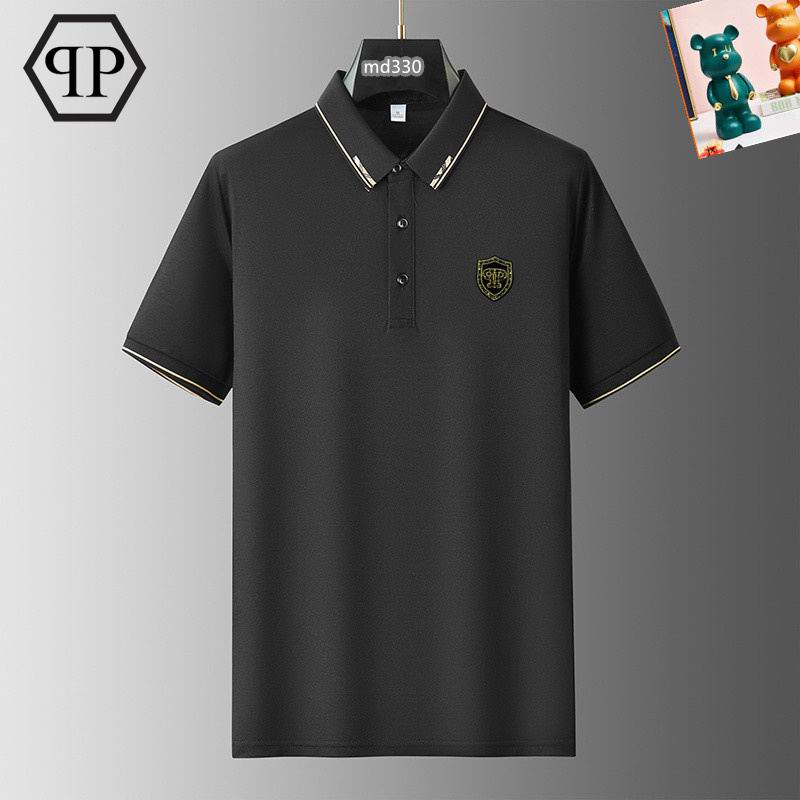 Wholesale High-quality P.hilipp Plein Short Sleeve Lapel Designer T-Shirts for sale