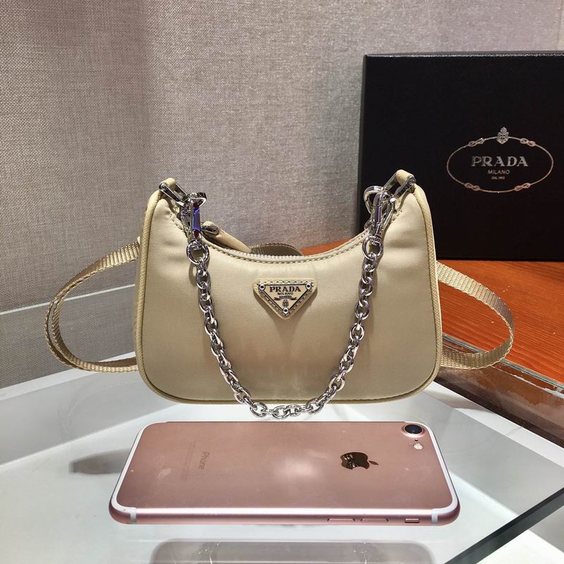 Wholesale Cheap P rada Leather Top Bags for Sale