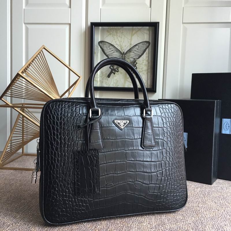 Wholesale Cheap Aaa P rada Designer Briefcases Bags for Sale
